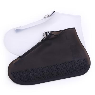 China Newest Design Custom Zipper Outdoor Silicone Rain Shoe Cover Recyclable for sale