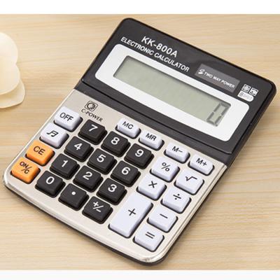 China High Quality Aluminum 12 Digit Calculator Outdoor Desktop Buzzer Desktop Calculator for sale