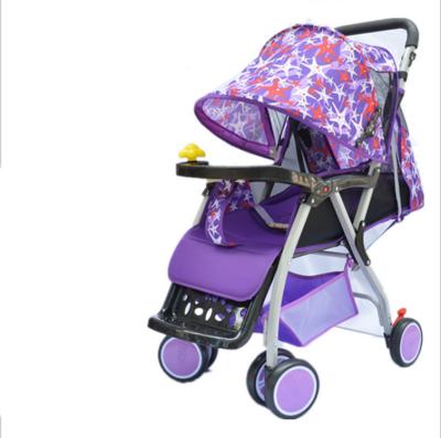 China Polyester Mother Baby Stroller Inflaming Delaying Baby Pram for sale