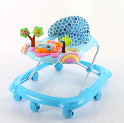 China Kind Price Fashion Polyester Popular Wholesale Baby Supplier Multifunctional Round Baby Walker for sale