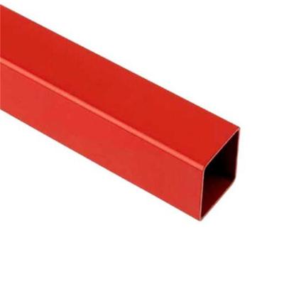 China Liquid Pipe Powder Coating Tube For Galvanized Steel Square Perforated Tubing for sale