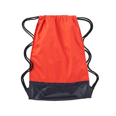 China Reusable Drawstring Bag Backpack Heavy Duty Sporting Goods Storage Webbing Gym for sale