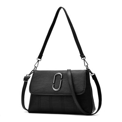 China Other Soft Hand Feel Durable Multiple Pockets Leather Lady Shoulder Bag for sale