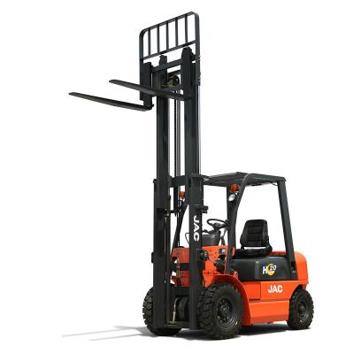 China Hotels China Manufacturer JAC 2.0tons Diesel Forklift With 3M Mast for sale