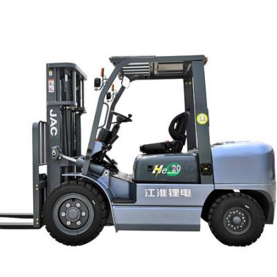 China Hotels JAC Factory Price Electric Lithium Battery Forklift 2ton 2.5ton CPD25 CPD20 Lithium Battery Electric Forklift for sale