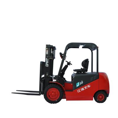 China Hotels China JAC battery operated pallet truck/hot sale JAC 3 ton cpd30 electric forklift for sale