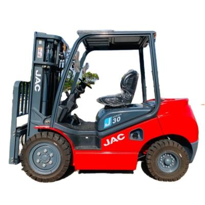 China New CPCDJ30 CPCD35J JAC Auto Forklift Hotels Diesel Forklift with Isuzu Engine for sale