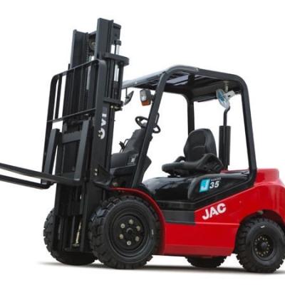 China JAC Hotels Diesel Forklift 3.5tons Widen Load-back Sideshift J Sereis/Cpcd35j for sale