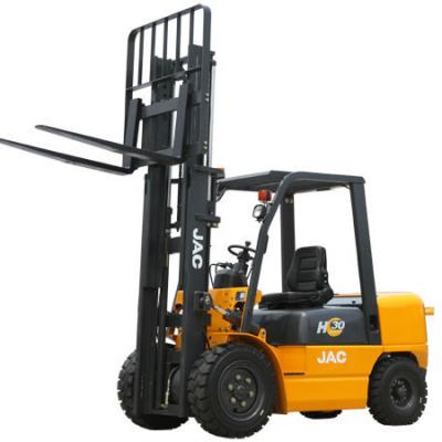 China Hotels Cheap price New JAC brand CPCD30 3ton diesel Forklift cpcd30 with Side shift for sale