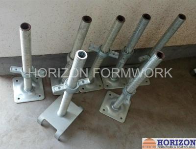 China Scaffold jack base, Scaffolding parts, Домкрат для строительных лесов for sale