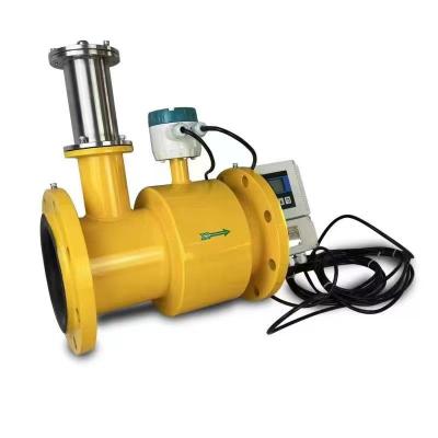 China PTFE CR low cost Integrated Non-full Pipe Electromagnetic Flowmeter Factory Price Digital Electromagnetic Custom Design Flowmeter for sale