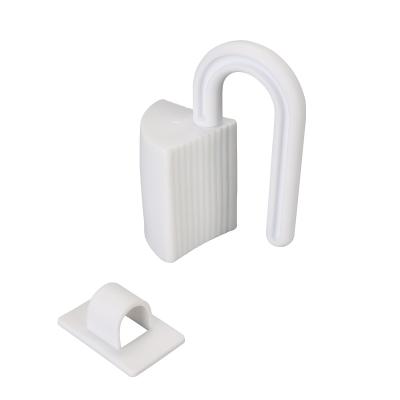 China Baby Finger Proofing ABS Baby Safety Door Stopper Lock Finger Pinch Protector White for sale