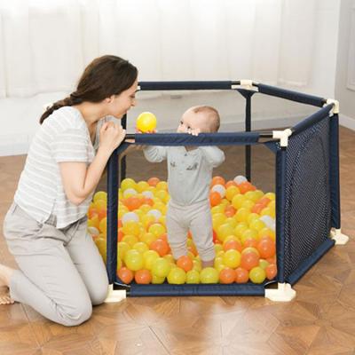 China Amazon Eco-friendly Warm Breathable Transparent Folding Portable Baby Playpen for sale