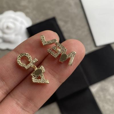 China Other 2021 New Trendy Fashion Stud Earring Jewelry Latest Brand Designs For Women 2021 for sale