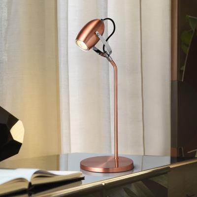 China EUROPEAN Modern Simple Creative Metal Led Reading Desk Lamp Adjustable Angle Head Desk Lamp Book Nordic Shake Desk Lamp for sale