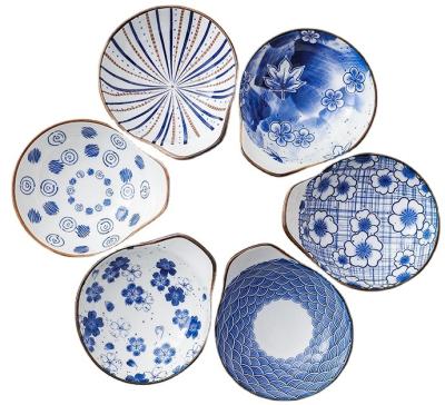 China Viable Japanese Creative Ceramic Dish Snacks Topping Ceramic Household Tableware Household for sale