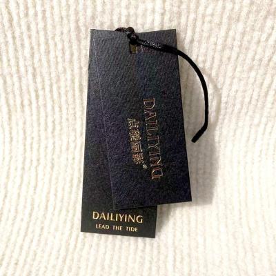 China Other Fashion Logo Manufacturer Clothe Tags Custom Hanging Tags Garment Printing Tags for sale