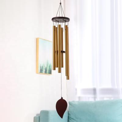 China Best Selling Minimalist Bronze Tube Amazon Wind Memorial Aluminum Tube Memorial WindChimes Indoor and Outdoor Memorial Chimes for sale