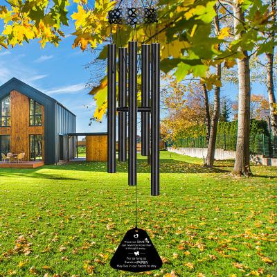 China Minimalist Metal Wind Chimes Garden Decoration Loss Memorial Wind Chimes Outdoor Wind Chimes for sale