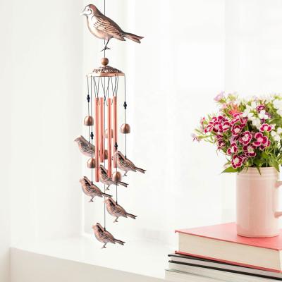 China Retro Minimalist Amazon Bird Wind Chime Decor Garden Gifts Popular Trend Bestselling Gifts For Women Gifts For Mom for sale