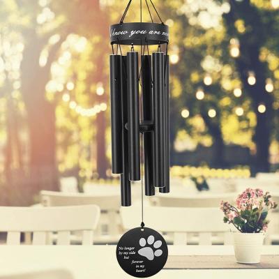 China Minimalist garden decoration to commemorate the loss of a loved one outdoor wind chime metal wind chime for sale