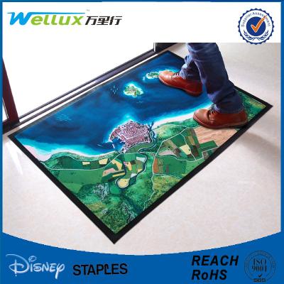 China Logo Printing Rubber Floor Mats for sale