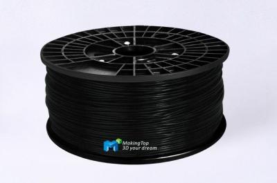 China Filamento preto do ABS da fibra do carbono do filamento da impressora 3d para toda a impressora de FDM 3d à venda