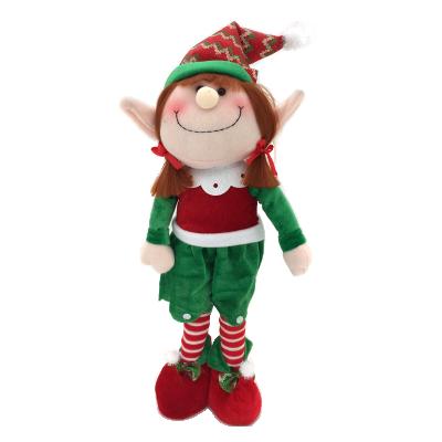 China Environmentally Friendly 50.8cm Elf Plush Christmas Stuffed Toys Christmas Decorations for sale