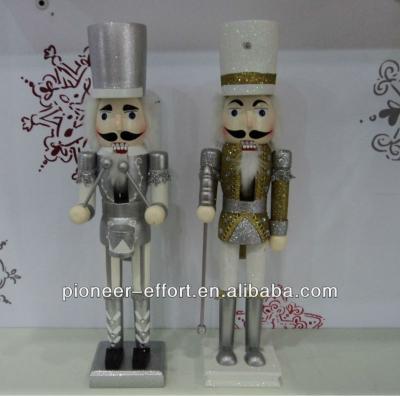 China Christmas Nutcracker Wooden Drummer Nutcracker Soldier Christmas Home Decor Christamas for sale