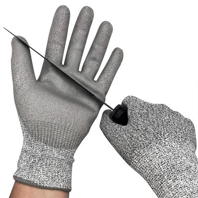 China Cheap Kitchen Safety Level 5 Cut Proof Industry Minghao CE EN388 CE EN388 HPPE HPPE Gloves for sale