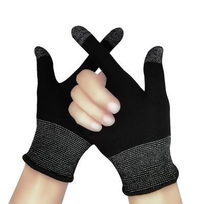 China Sensitive Touch Buttons Free Sample Game Controller For Pubg Non-scratch Touch Screen Gaming Finger Gloves Gaming Gloves Manufacturers for sale