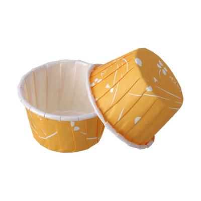 China Food Grade Disposable High Quality Muffin Say Paper Baking Lip Cups, PET Paper Cups For Dessert for sale