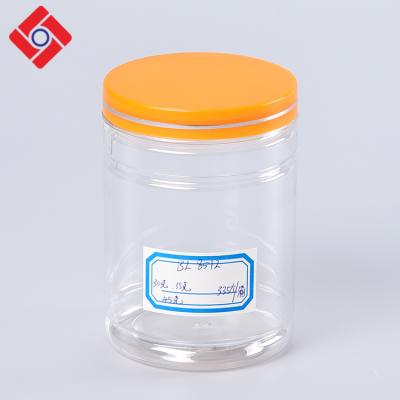 China Free Sample 25g Cookie Round Mini Craft Christmas Candy Food Plastic Clear Storage Jar Pet Dish for sale