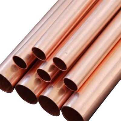 China Air Condition Or Liquid Brass Refrigerator ASTM B280 C11000 C10200 Straight Cooper Pipe For Water Supply for sale