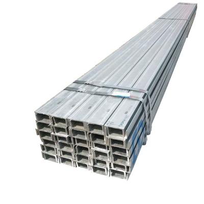 China Construction Building Materials Work Hot Dipped Galvanized C Shaped Steel Channels Universal Channel Steel Sizes for sale