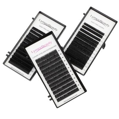 China OEM Mink Private Label Eyelash Individual Private Label Premium Korean Wholesale Natural Soft Eyelash Extension for sale