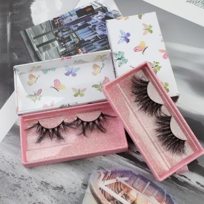 China Individual package of 3d Mink Eye Lashes With Customized private label 25mm natural soft eyelashes for sale