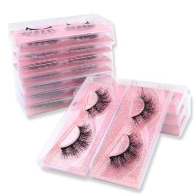 China Brand Makeup Custom Clean Natural Soft Eyelash Bundles Handmade Mink Lashes 3d Real Natural Looking Lashes for sale