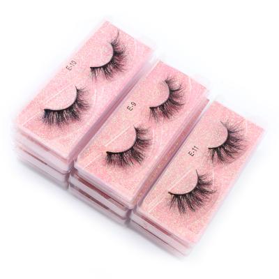 China Natural Soft Eyelash Vendor Fashion Design Eyelashes Best Quality 3d Mink Eyelashes Private Label Package for sale