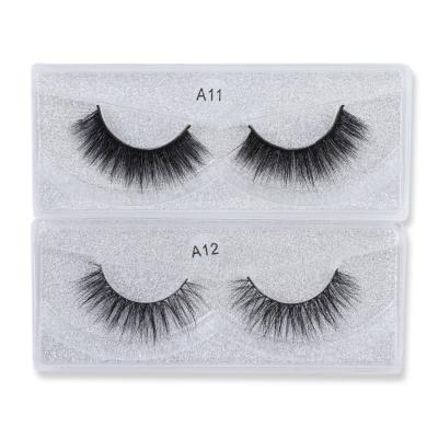 China Natural Soft Eyelash Create Your Own Real Private Label 3d Mink Eyelash With Custom Lashes 100% Box Eyelash for sale