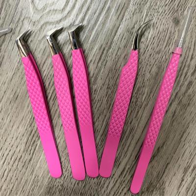 China Eyelash Extension Grafting Japanese TDANCE Stainless Steel Wick Tweezers New Product Eye Lashes Custom Made Tweezers For Eyelash Sharp Pointed Tweezers for sale