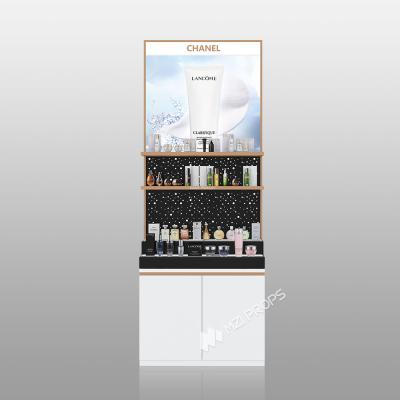 China BJiS-B3 40mm Thick Light Box Skincare Display Cabinet with Drawer Storage for Minimalist Shops for sale