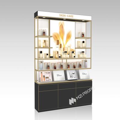 China DYaS-VK-1 Skincare Display Cabinet with 60mm Light Box and Iron Square Tube for sale