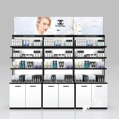 China KLNS-R1 Versatile Display Spaces Skincare Display Cabinet with LED Strip Lights for sale