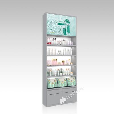 China YHeS-P8 Adjustable Shelves Skincare Display Rack for Department Store Counters for sale