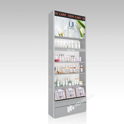 China YHeS-P7 Multi-Level Lighting System Skincare Display Cabinet with 60mm Light Box for sale