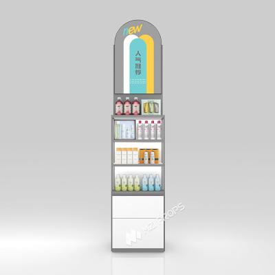 China YXiS-X3 40mm Soft Film Light Box Skincare Display Cabinet with Adjustable Shelves for sale