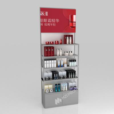 China GDR02-BG07 No Light Skincare Display Cabinet with Multi-Purpose Storage and Modern Style for Department Stores for sale