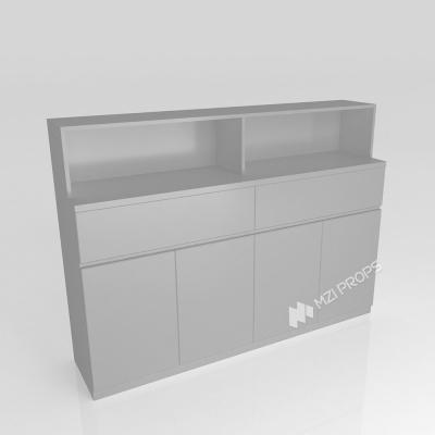 China GDR09-YB04 Retail Display Counter with Gray Edging Strip and Space Optimization for Department Stores for sale