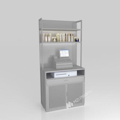 China GDR09-YB05 Retail Display Counter with LED Light Strips and Aluminum Price Tag Slot for Department Stores for sale